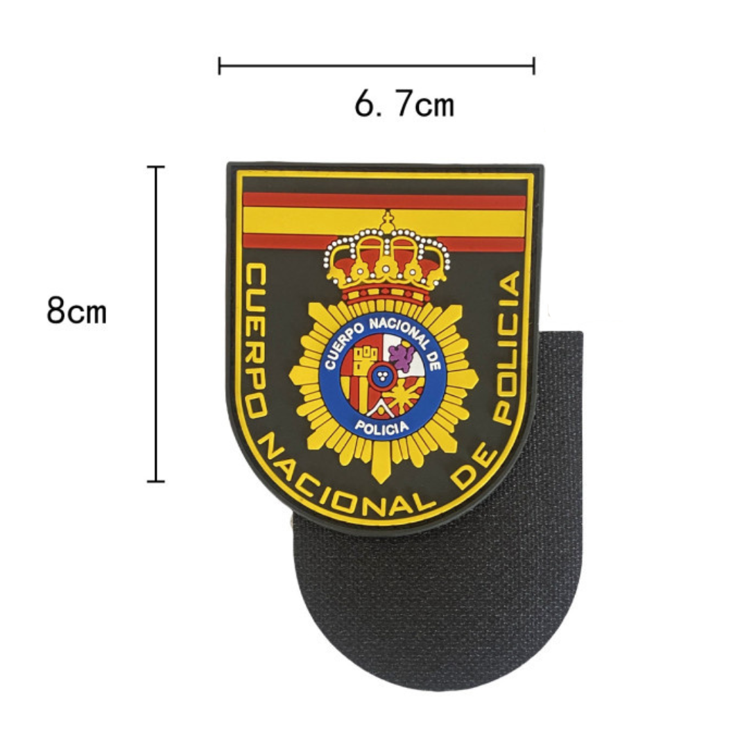 Embroidered thermo-adhesive patch Flag of Spain and coat of arms