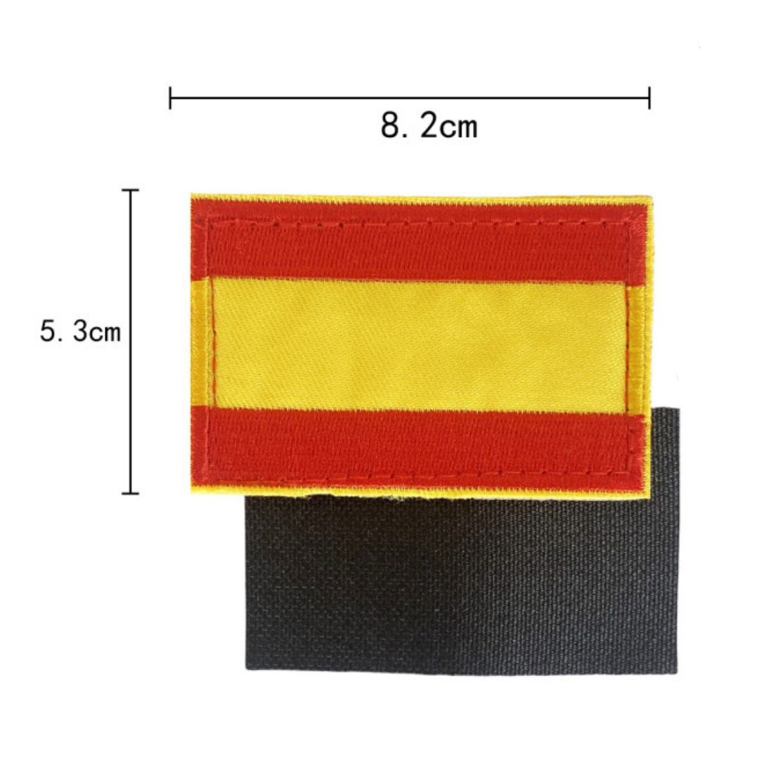 Embroidered thermo-adhesive patch Flag of Spain and coat of arms