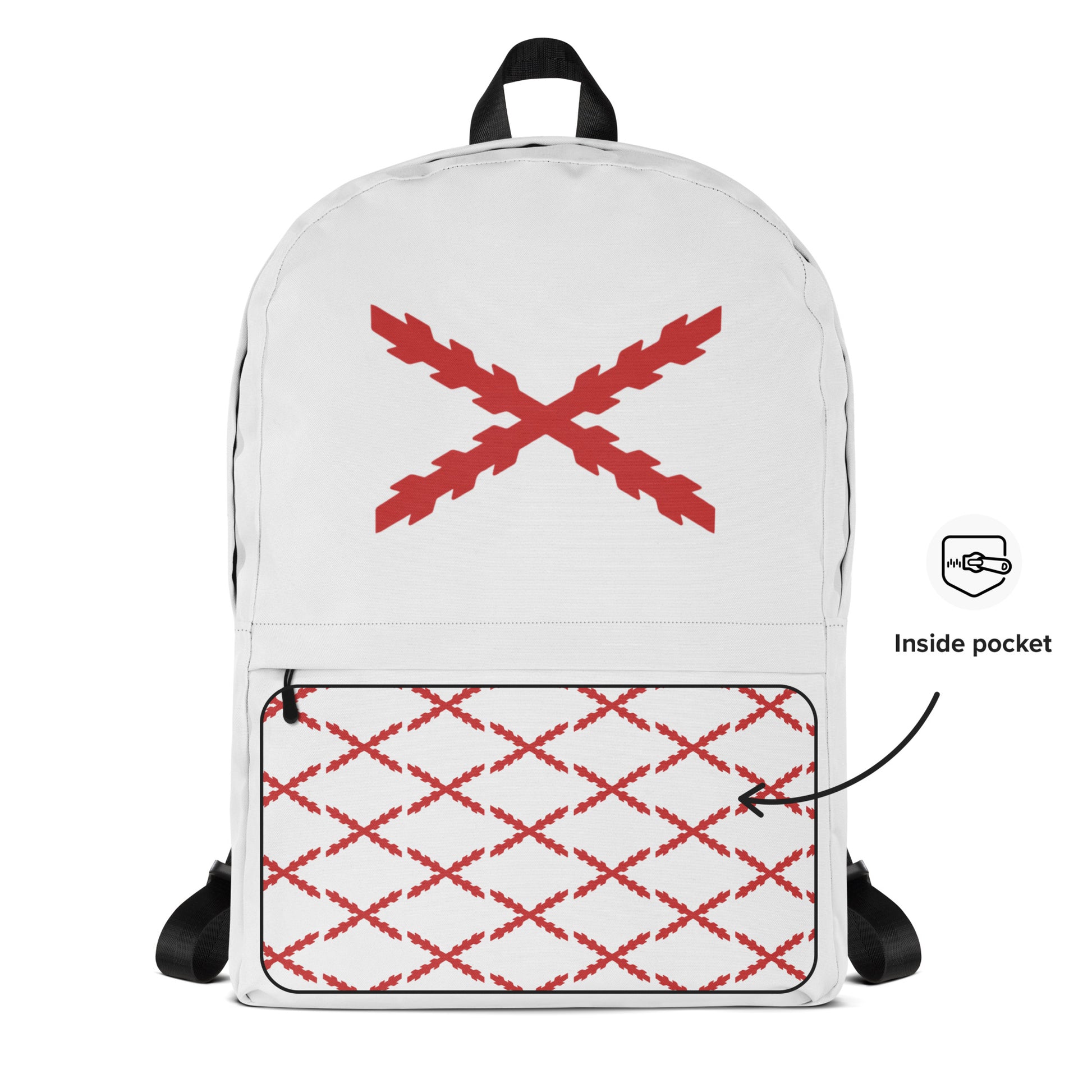 Mochila Cruz de Borgoña - LaFlamencadeBorgoña