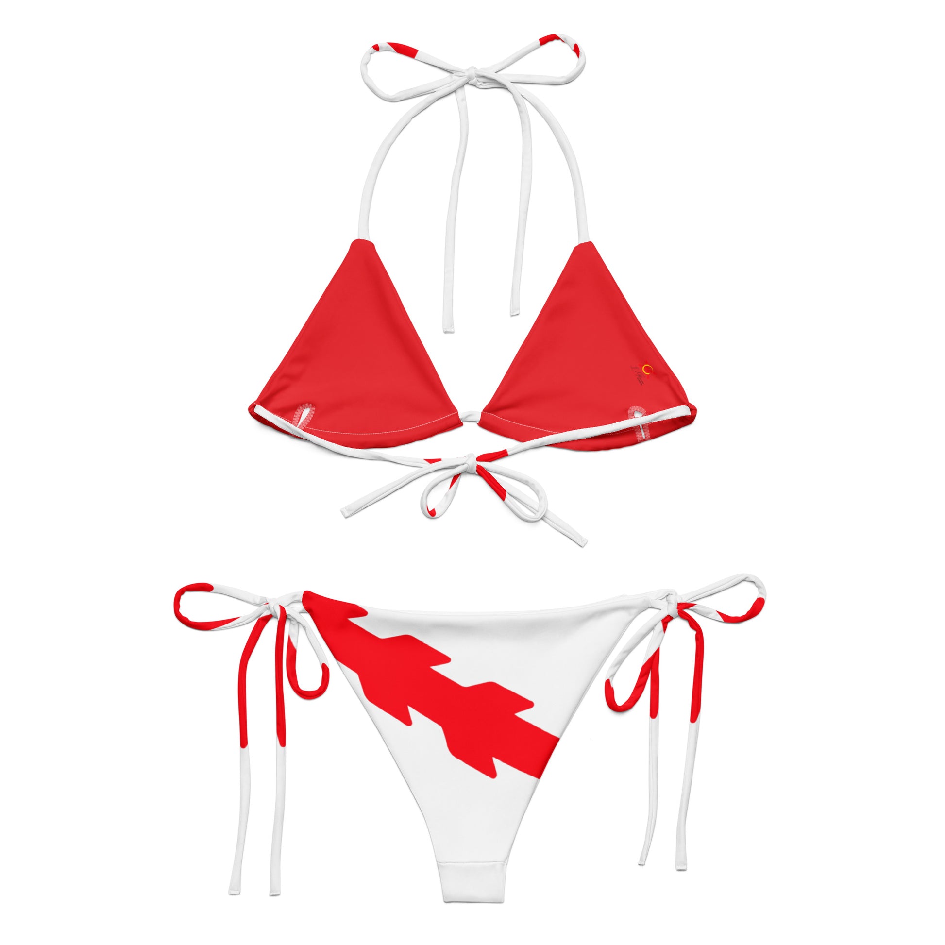 Bikini de triángulo Cruz de Borgoña - LaFlamencadeBorgoña