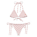 Bikini de triángulo Cruz de Borgoña mosaico - LaFlamencadeBorgoña