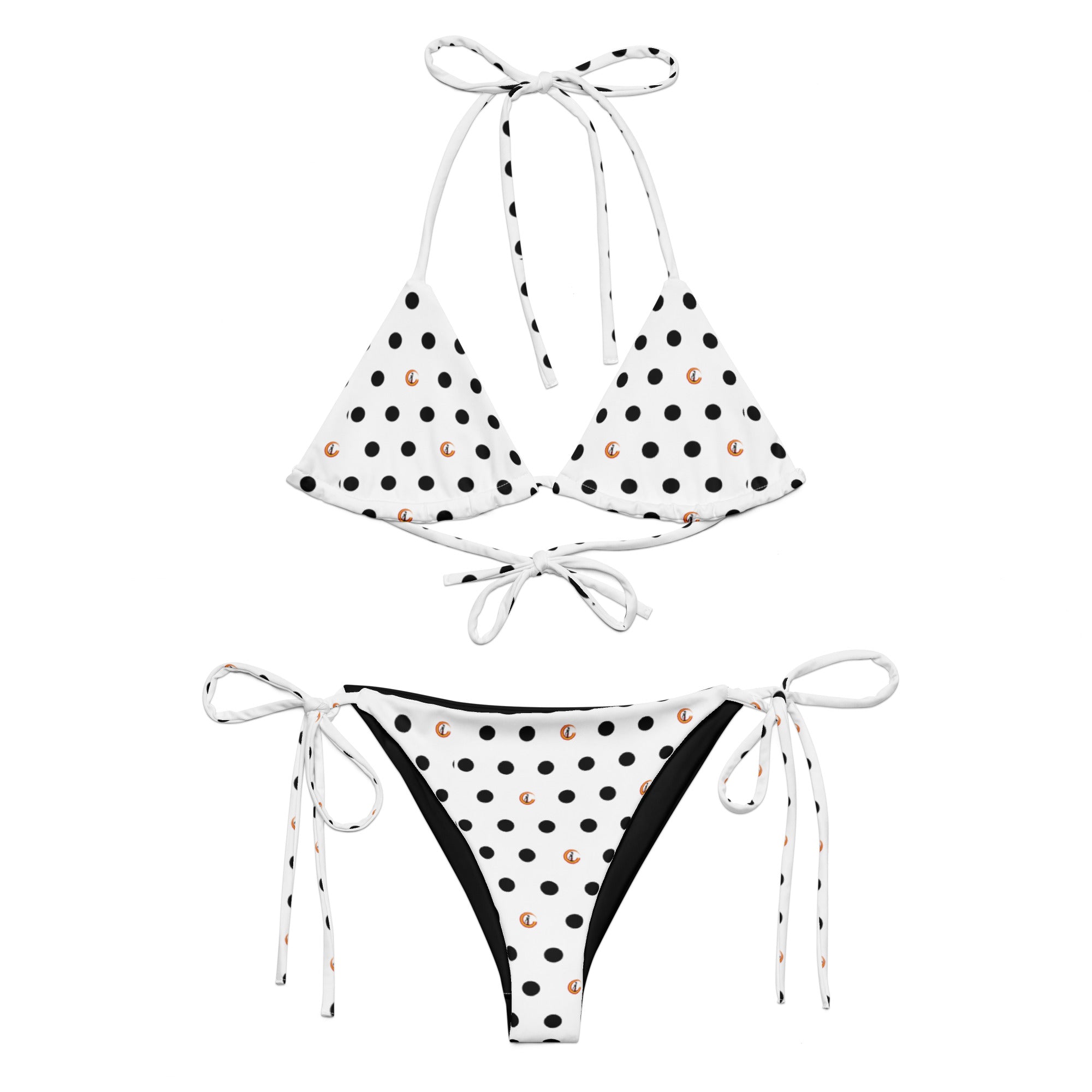 Bikini de triángulo Lunares La Flamenca de Borgoña - LaFlamencadeBorgoña