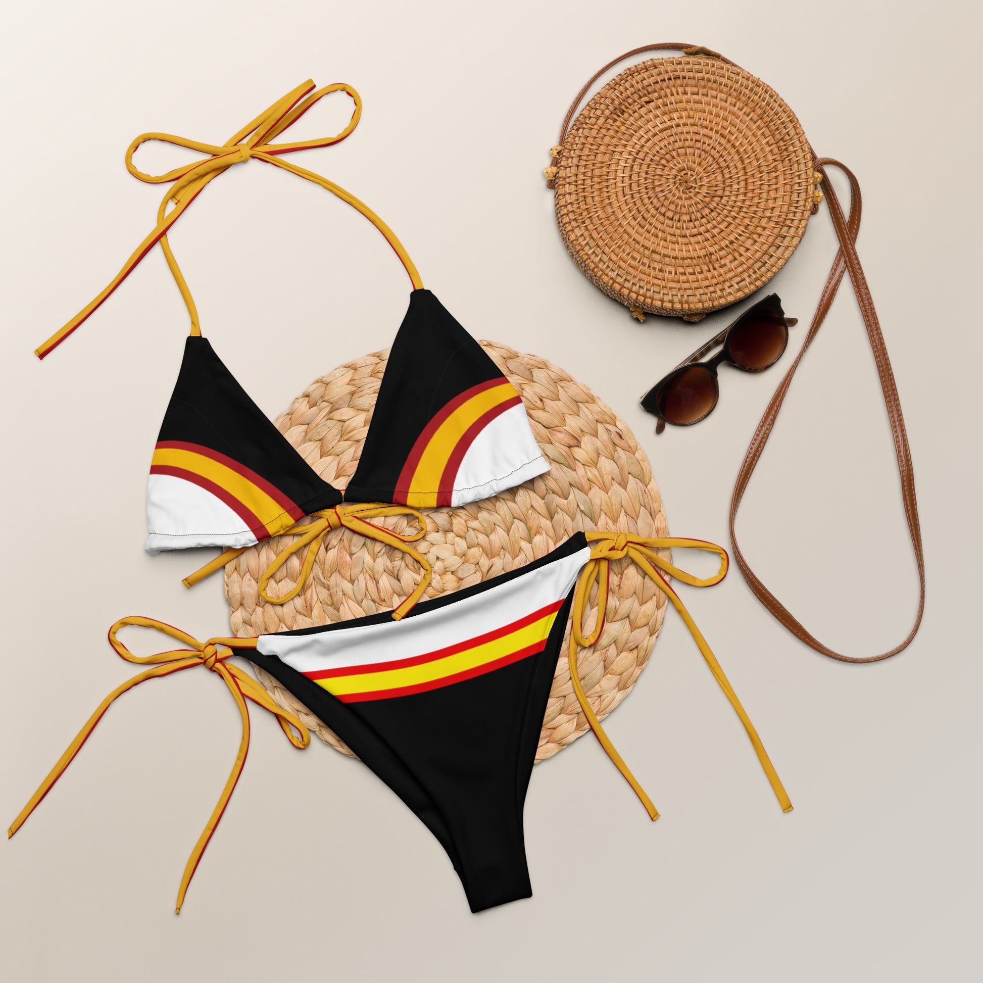 Bikini de triángulo Bandera de España - LaFlamencadeBorgoña