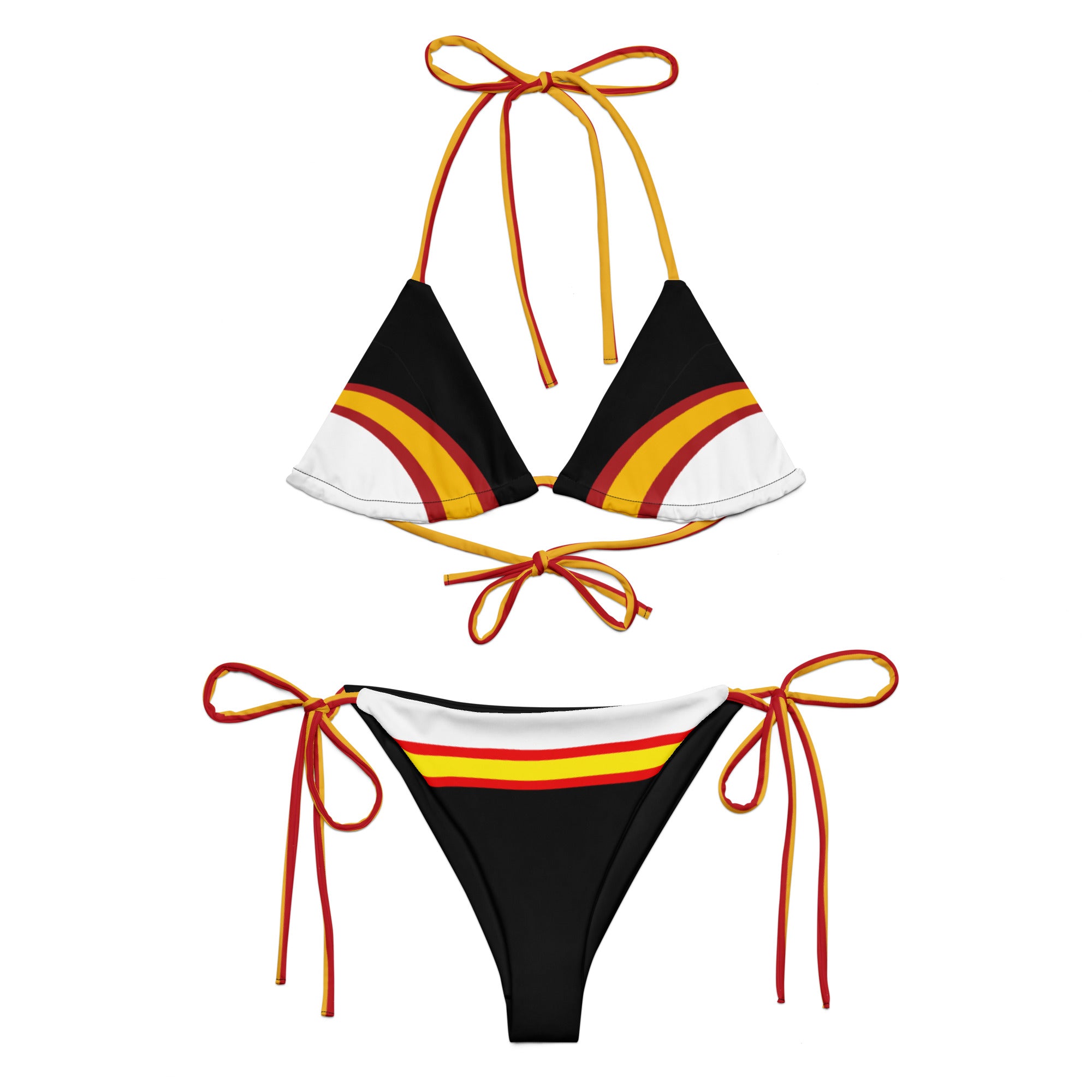 Bikini de triángulo Bandera de España - LaFlamencadeBorgoña