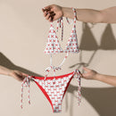 Bikini de triángulo Cruz de Borgoña mosaico - LaFlamencadeBorgoña