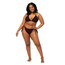 Bikini de triángulo Cruz de Borgoña mosaico - LaFlamencadeBorgoña