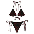 Bikini de triángulo Cruz de Borgoña mosaico - LaFlamencadeBorgoña