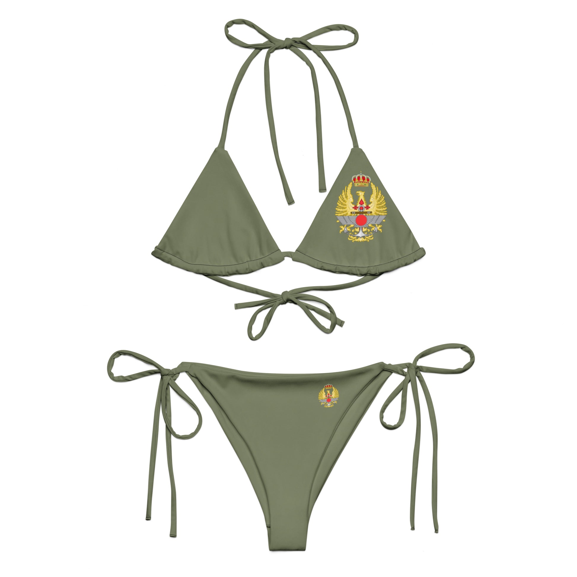 Bikini de triángulo Ejército Español - LaFlamencadeBorgoña