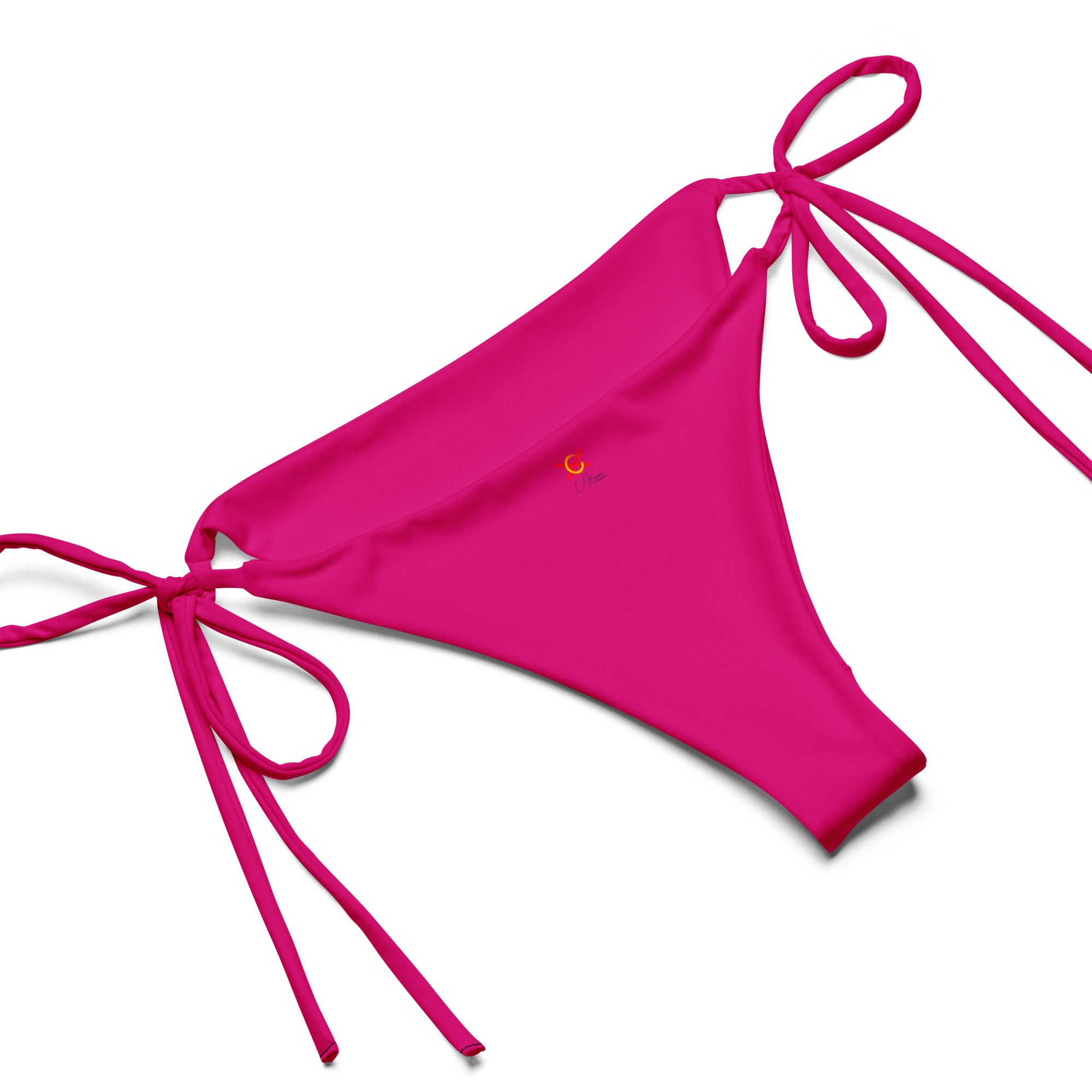 Comprar Bikini de triángulo Fucsia rosa capote Bandera España La Flamenca de Borgoña Patricia Muñoz VOX