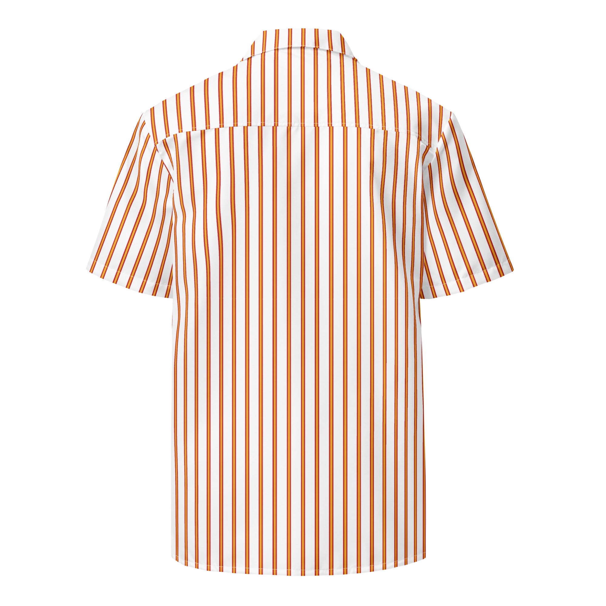 Camisa Bandera España líneas manga corta unisex - LaFlamencadeBorgoña