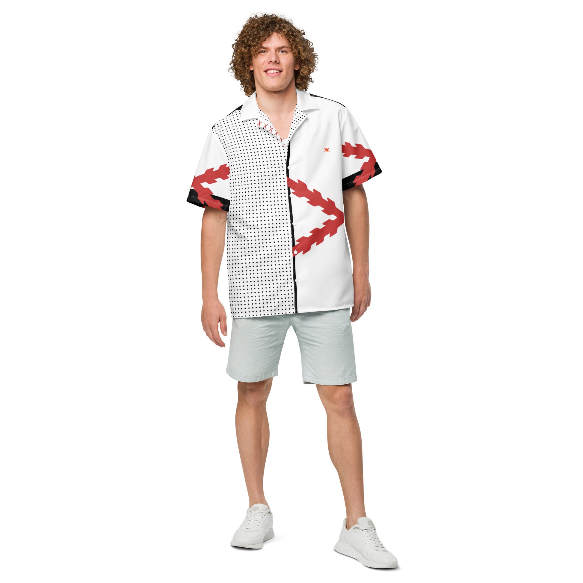 Comprar Camisa Cruz de Borgoña y Lunares manga corta unisex Bandera España La Flamenca de Borgoña Patricia Muñoz VOX