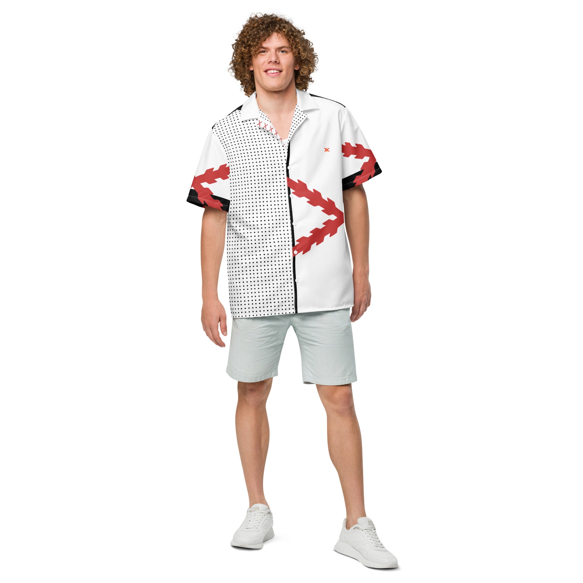 Comprar Camisa Cruz de Borgoña y Lunares manga corta unisex Bandera España La Flamenca de Borgoña Patricia Muñoz VOX