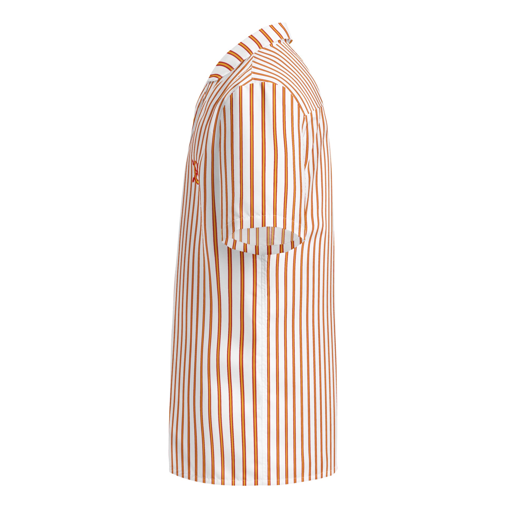 Camisa Bandera España líneas manga corta unisex - LaFlamencadeBorgoña