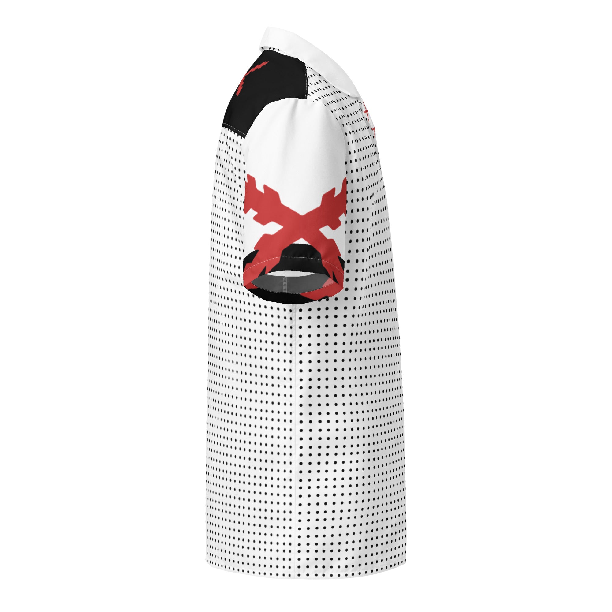 Comprar Camisa Cruz de Borgoña y Lunares manga corta unisex Bandera España La Flamenca de Borgoña Patricia Muñoz VOX