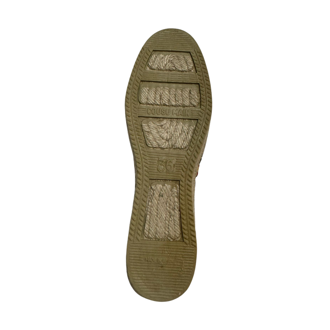 Comprar Alpargatas bandera de España azul - OFERTA Bandera España La Flamenca de Borgoña Patricia Muñoz VOX