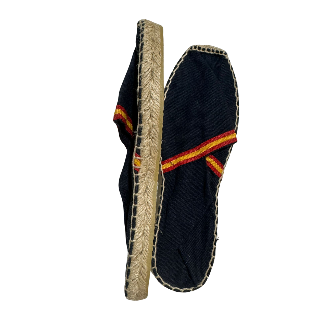 Comprar Alpargatas bandera de España azul - OFERTA Bandera España La Flamenca de Borgoña Patricia Muñoz VOX