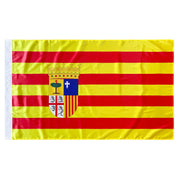 Bandera de Aragón 150x90 cm Satén