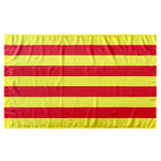 Bandera de Cataluña 150x90 cm Satén