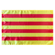 Bandera de Cataluña con 2 Ojales metálicos 60x90 cm Satén
