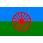 Bandera Gitana 150x90 cm poliéster Gypsy Romani people