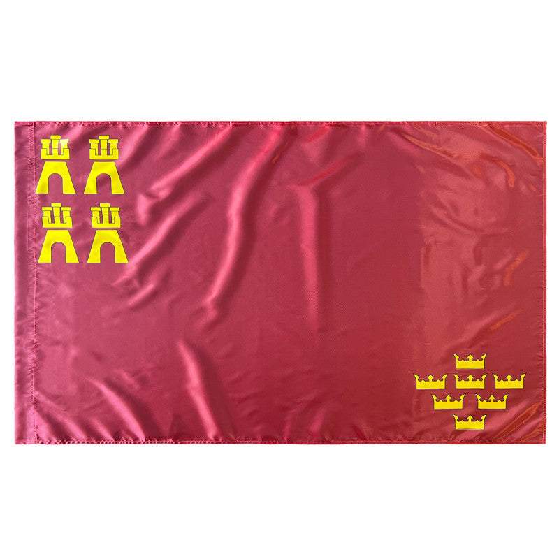 Bandera de la Región de Murcia 150x90 cm Satén