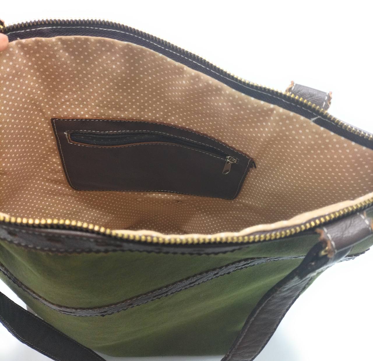 Comprar Bolso TOTE camel Bandera España y mordida de caballo La Flamenca de Borgoña, Bandera de España, Cruz de Borgoña, Patricia Muñoz, VOX, Santiago Abascal