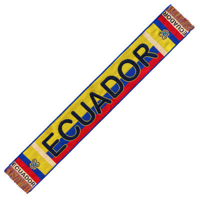 Bufanda Ecuador Aficionados Tricolor
