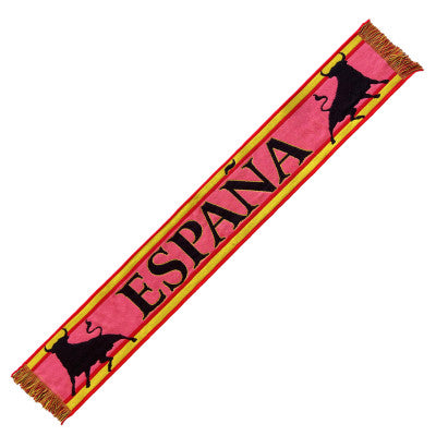 Bufanda Taurina de España con Toro (130 x 20 cm)