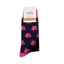 Comprar Calcetines taurinos Azul con rosa capote (copia) La Flamenca de Borgoña, Bandera de España, Cruz de Borgoña, Patricia Muñoz, VOX, Santiago Abascal