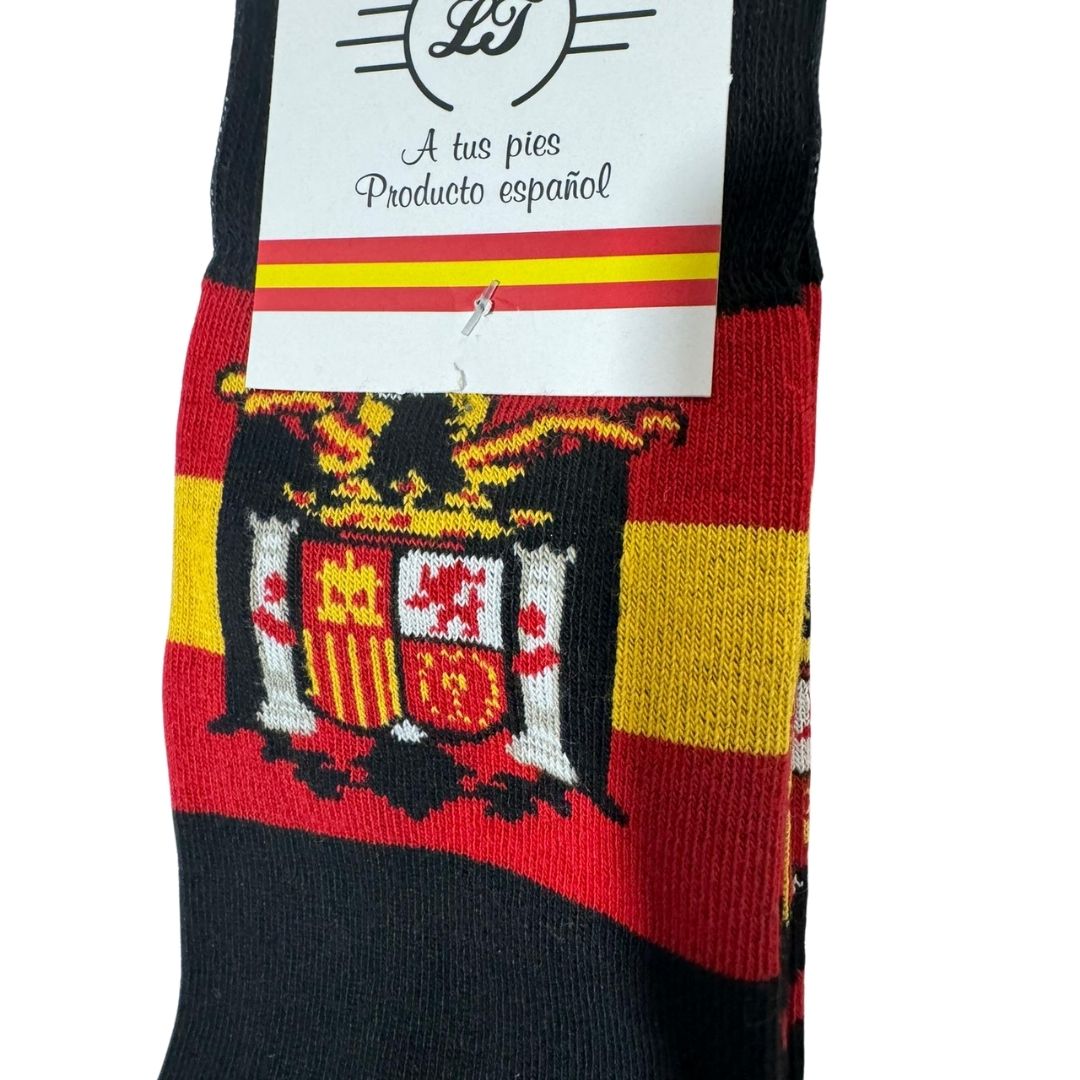 Comprar Calcetines Policía Nacional Española - Azul La Flamenca de Borgoña, Bandera de España, Cruz de Borgoña, Patricia Muñoz, VOX, Santiago Abascal