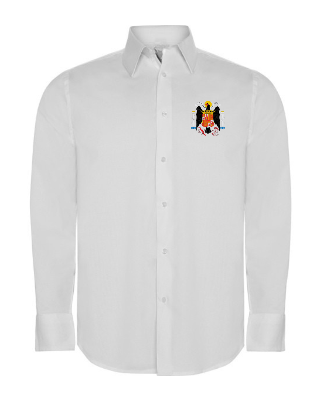 Camisa Hombre blanca Águila de San Juan Una Grande y Libre