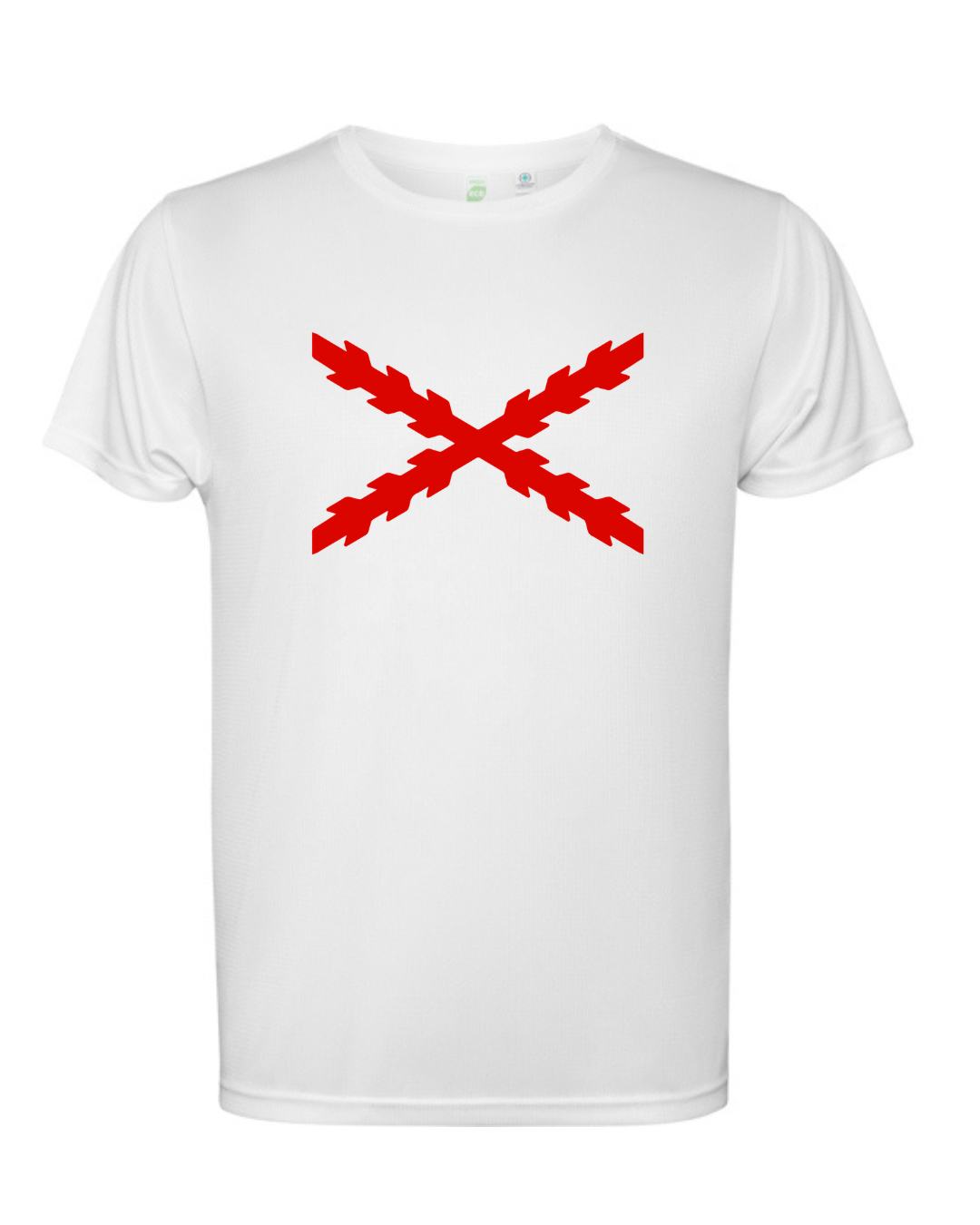 Camiseta de deporte unisex Cruz de Borgoña - Técnica sostenible