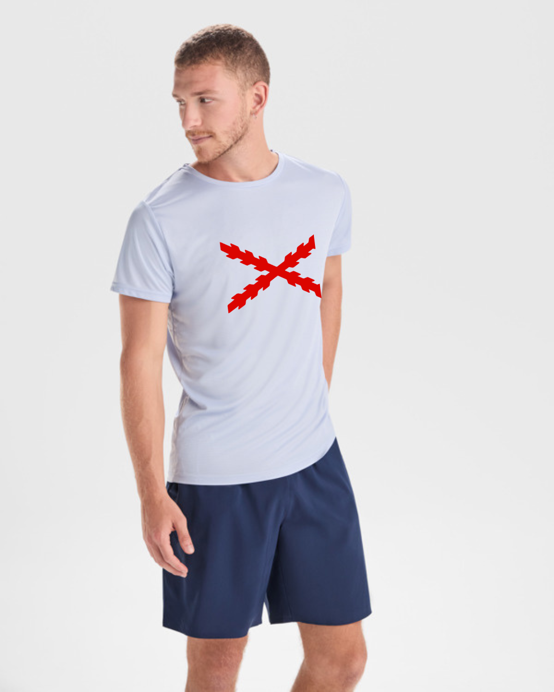 Camiseta de deporte unisex Cruz de Borgoña - Técnica sostenible