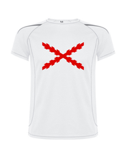 Camiseta de deporte unisex Cruz de Borgoña