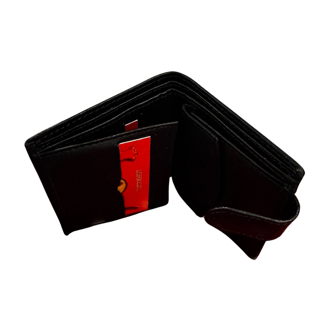 Cartera Cruz de Borgoña Vertical con cierre