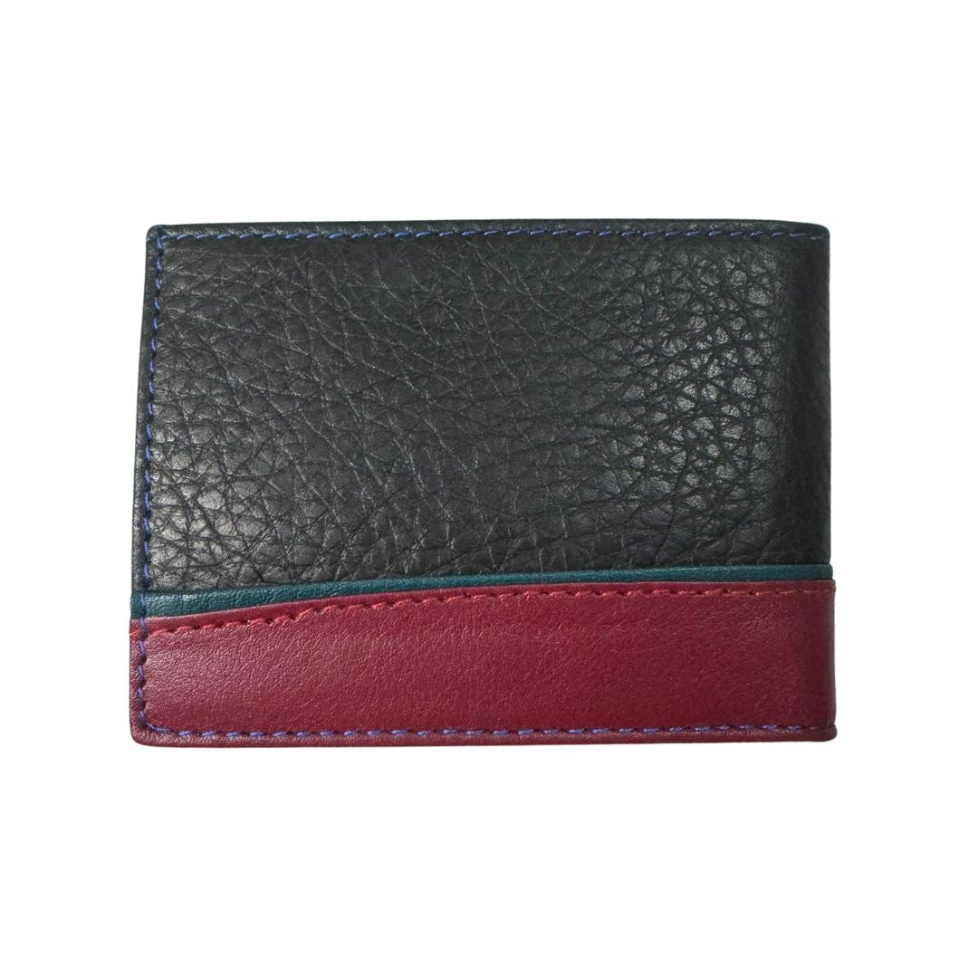 Cartera España Negra y Burdeos - LaFlamencadeBorgoña