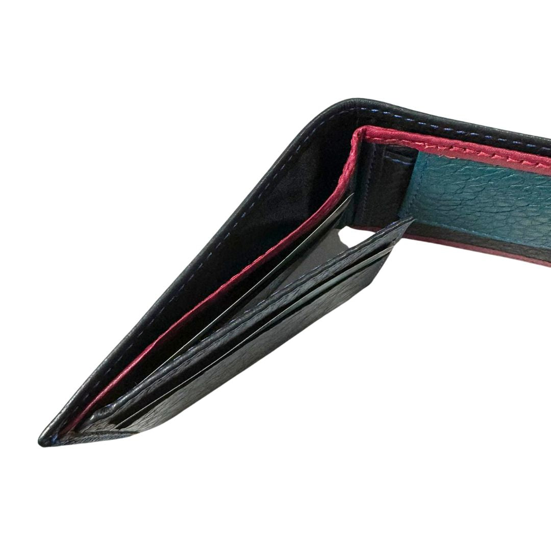 Cartera España Negra y Burdeos - LaFlamencadeBorgoña