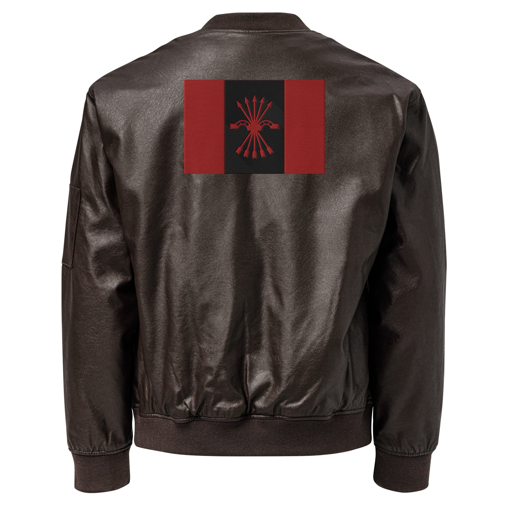 Chaqueta bomber piel vegana Falange - LaFlamencadeBorgoña