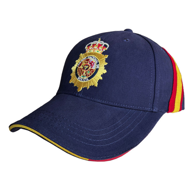 Gorra Policía Nacional con bandera España