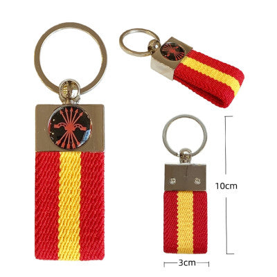Llavero Cinta Elástica España Emblema Falange