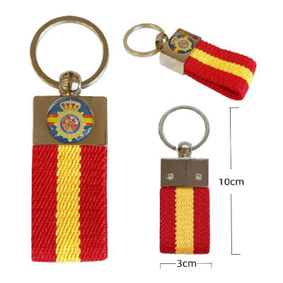 Llavero Cinta Elástica España Escudo Policía Nacional