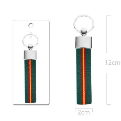 Llavero Cinta Verde Elástica Bandera de España