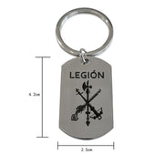 Llavero Metálico Grabado Legión Española