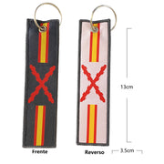 Llavero Cruz de Borgoña