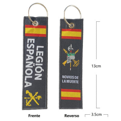 Llavero de Tela Legión Española Novios de la Muerte