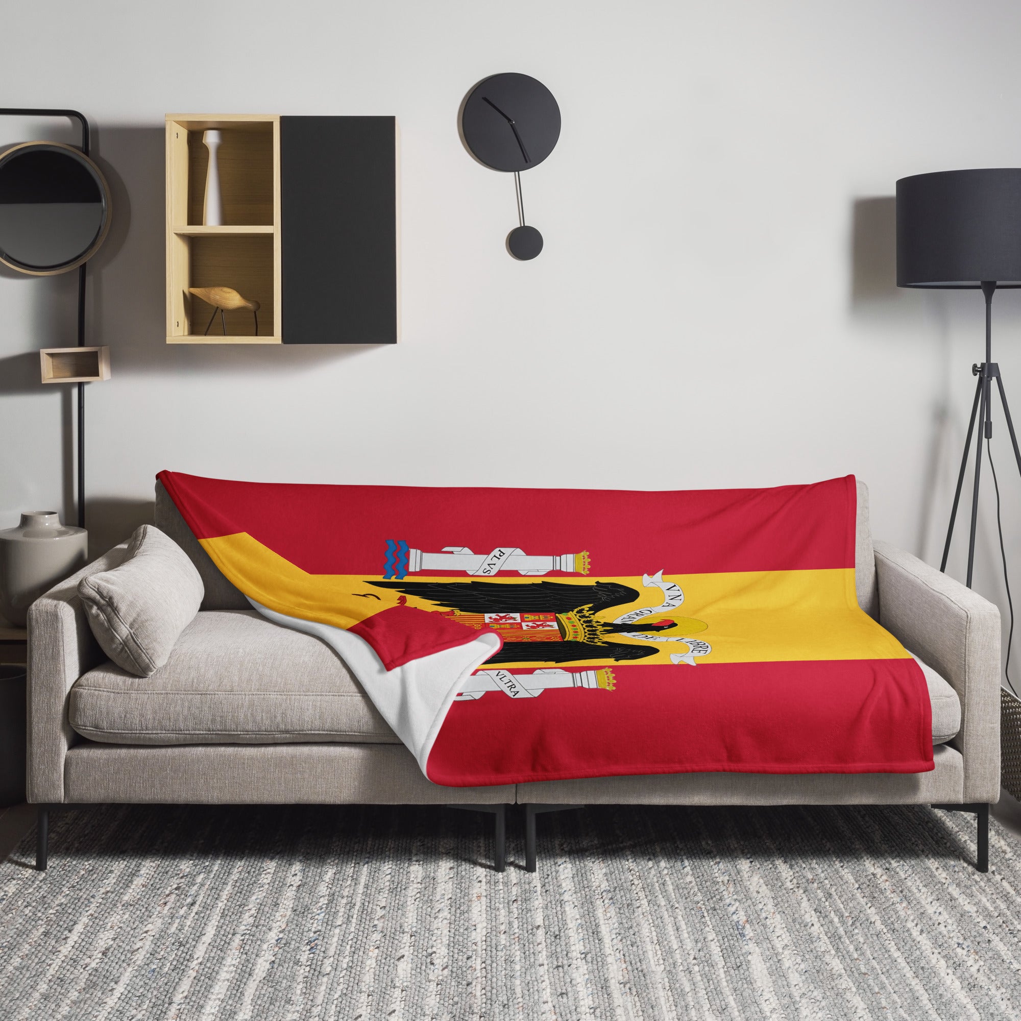 San Juan Eagle Decke und spanische Flagge