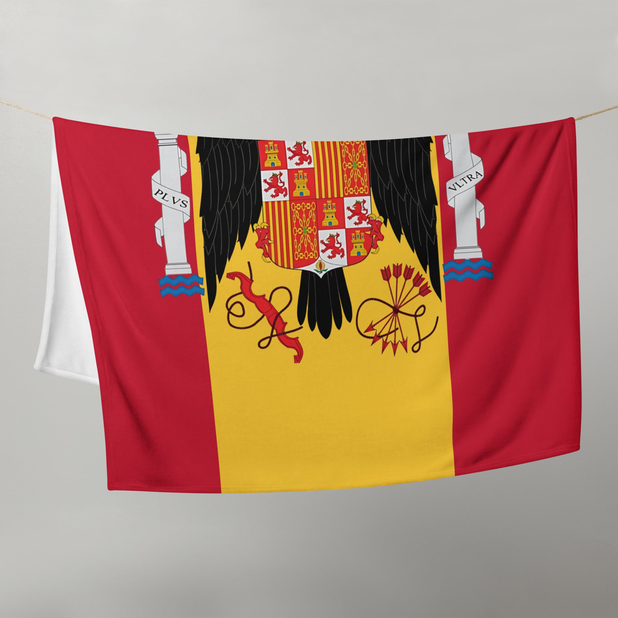 San Juan Eagle Decke und spanische Flagge