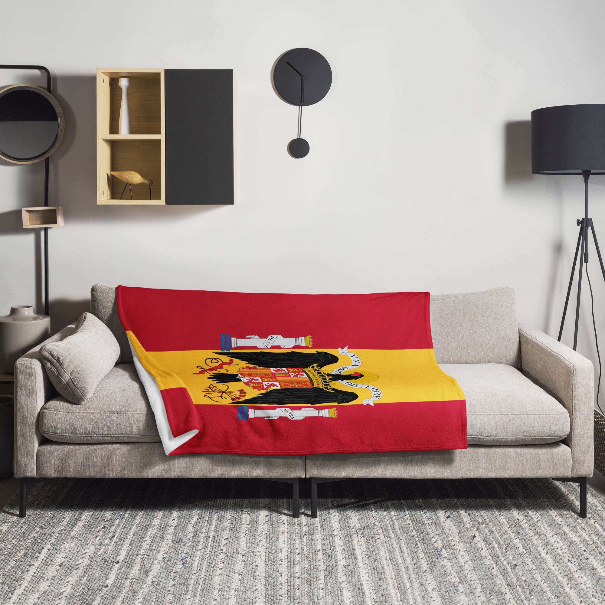 San Juan Eagle Decke und spanische Flagge