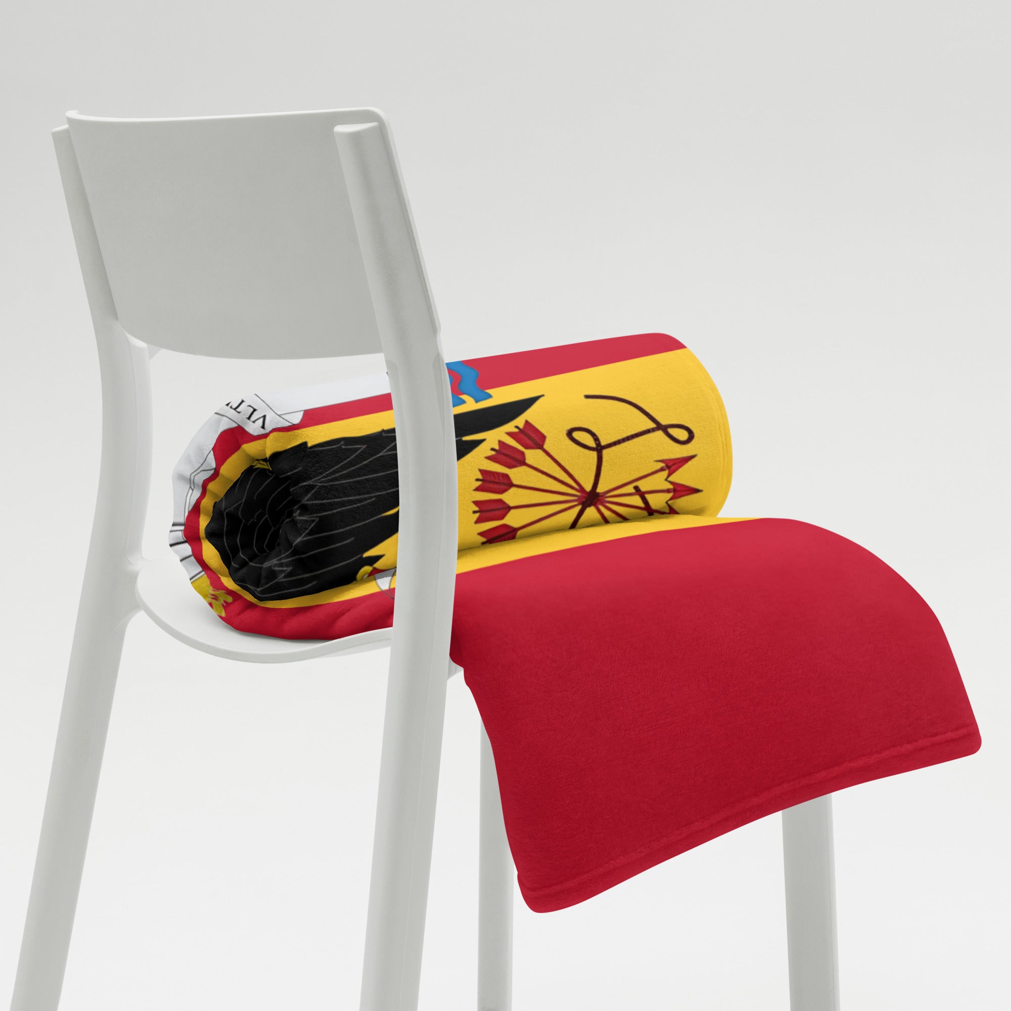 San Juan Eagle Decke und spanische Flagge