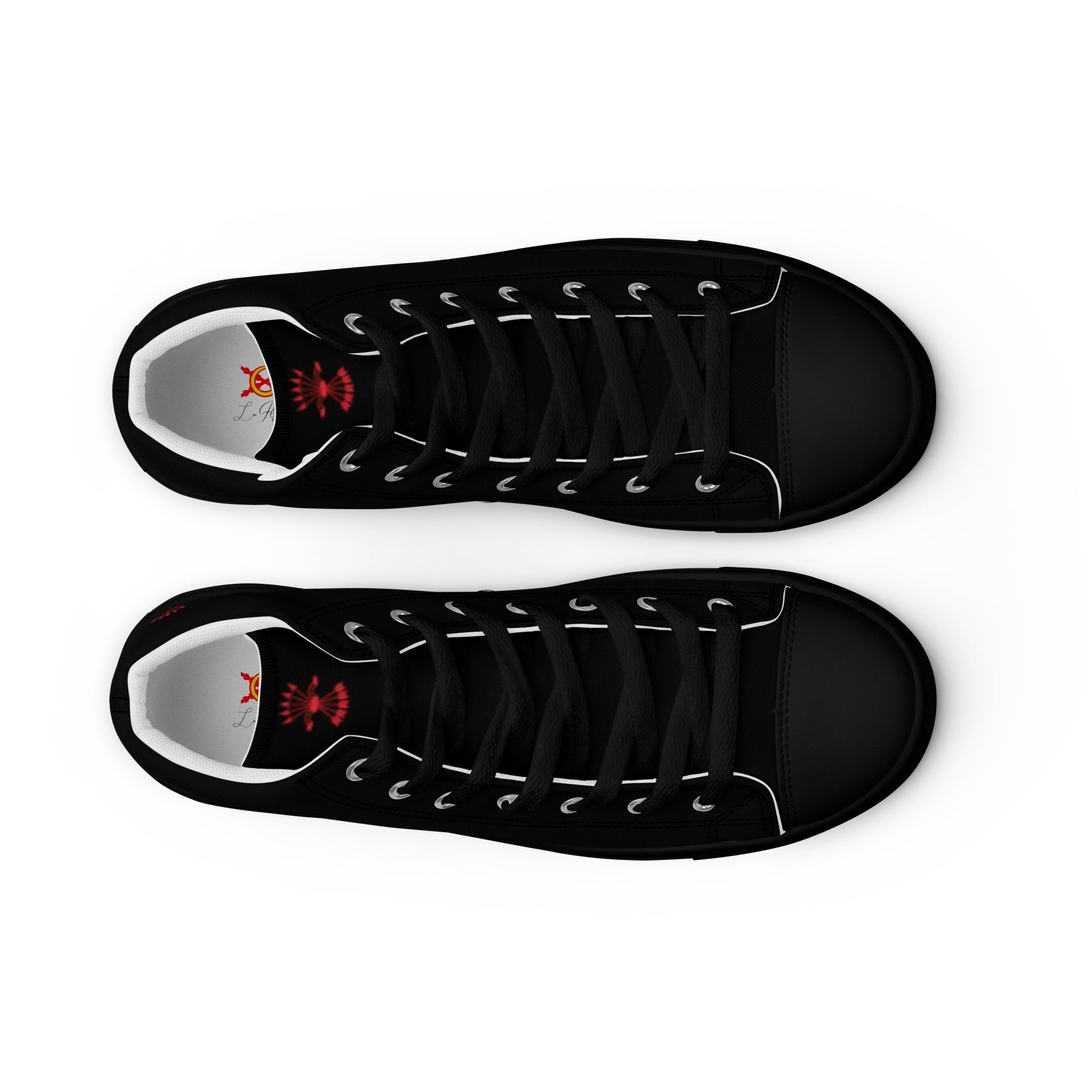 Comprar Zapatillas Falange de lona de caña alta para hombre Bandera España La Flamenca de Borgoña Patricia Muñoz VOX